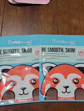 Panda face mask infused with wrinkle reducing retinol